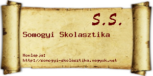Somogyi Skolasztika névjegykártya